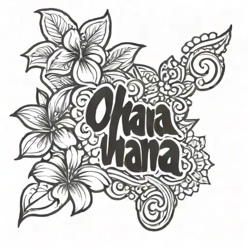 Ohana Lettering