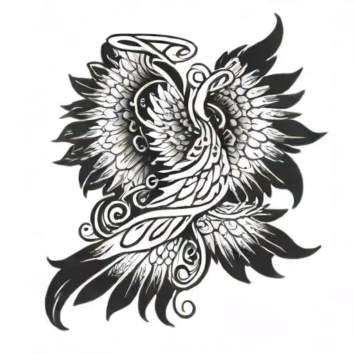 Angel Wings With Nan Text