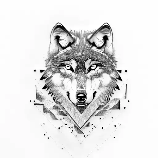 Wolf Wearing Hood