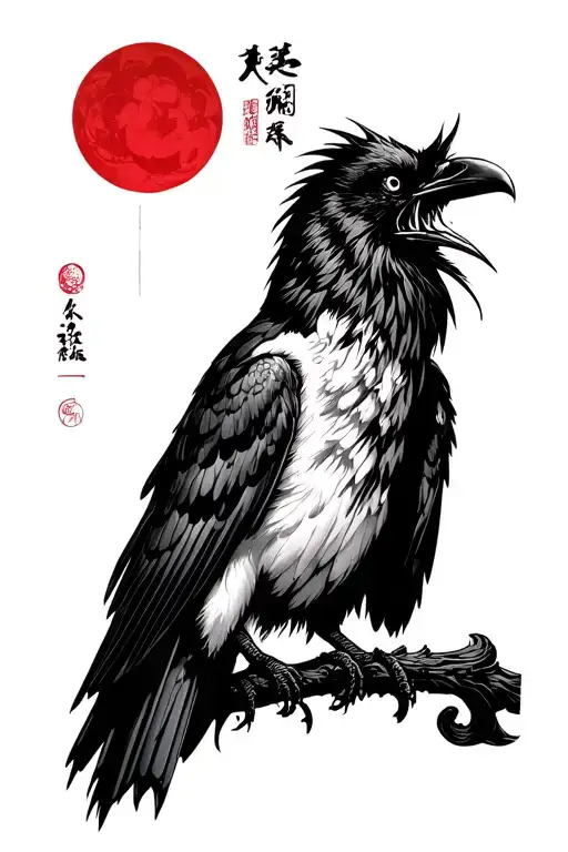 Japan Demon Kill Black Crow