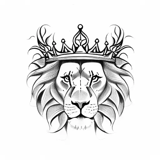 Half Lion And Half Eagle With A Crown Over Their Heads