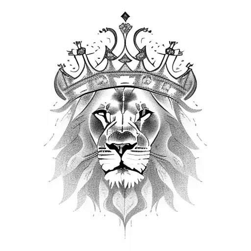 Lion With Crown