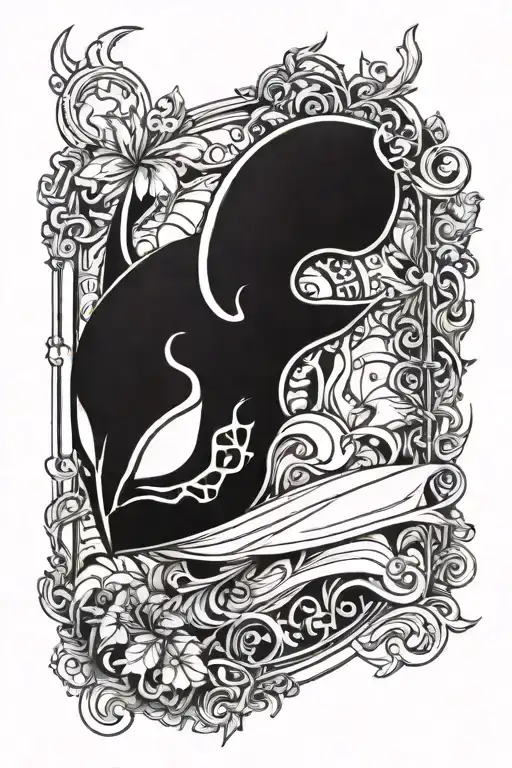 Dark Ornamental Tattoo Hollow Knight E Um Capacete De Hollow Knight