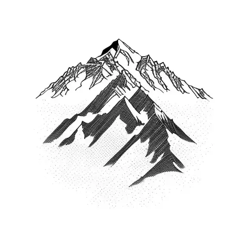 Elbrus And Everest Merged Into One Majestic Mountain