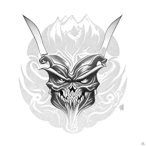 Hawaiin Warroir In Battle Vs Evil