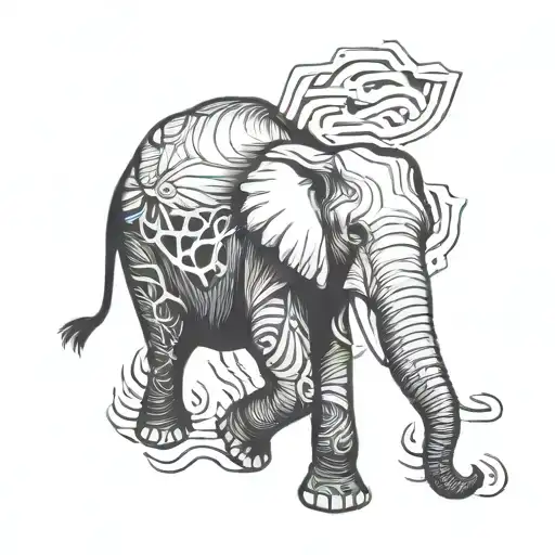 Elephant Breaking Free