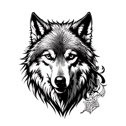 Male Wolf Mythology Inspired