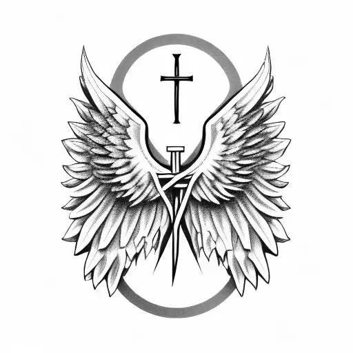 Angel Wings With Armenian Cross