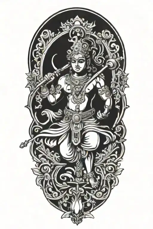 Krishna God Symbol In Alchemy
