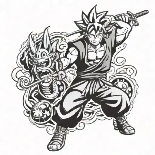 Naruto Dragonball Z One Piece Morphing