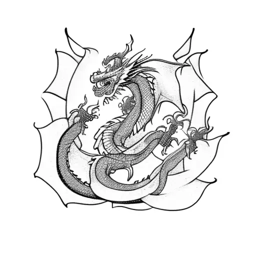 Dragon Fighting Firefighters