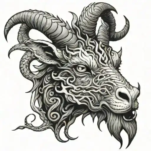 Goat In Water Dragon