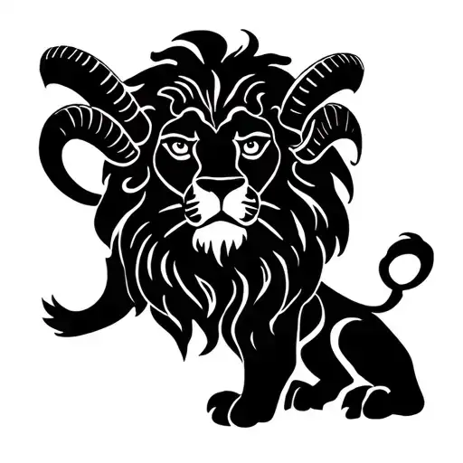 Lion And Aries Sign 30