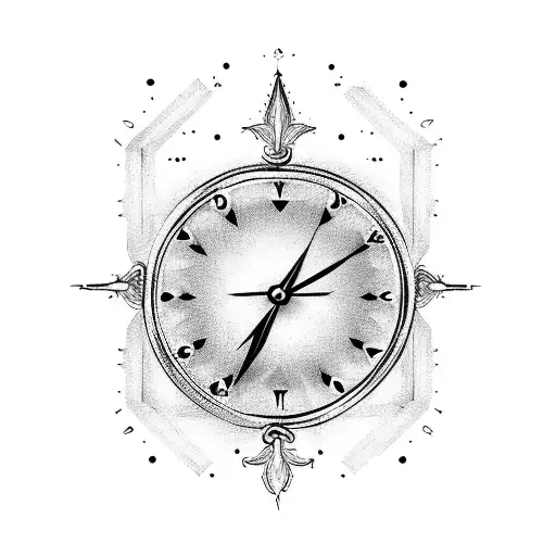 Clock And Cardinal Point