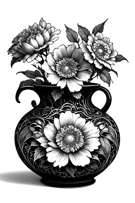 Floral Vase Broken