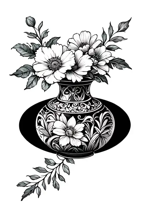 Broken Vase Floral Design