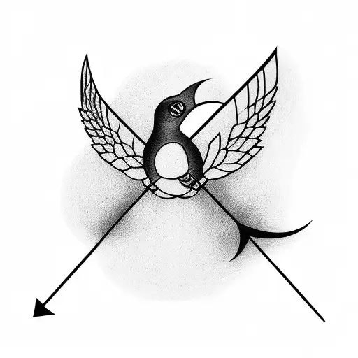 A Bird With An Arrow