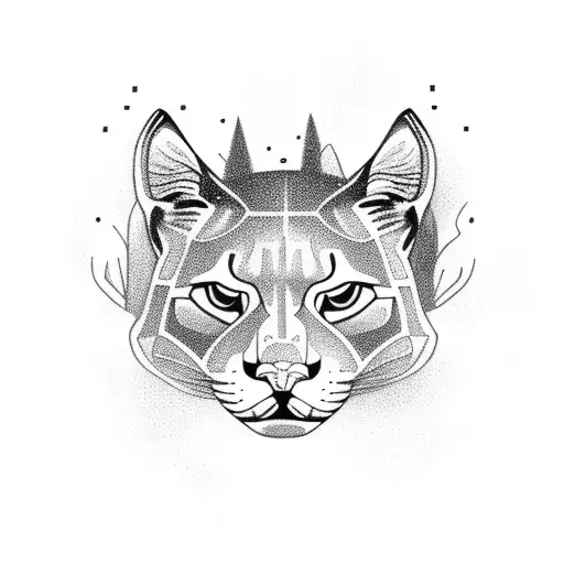 A Majestic Puma Surrounded By A Dense Forest