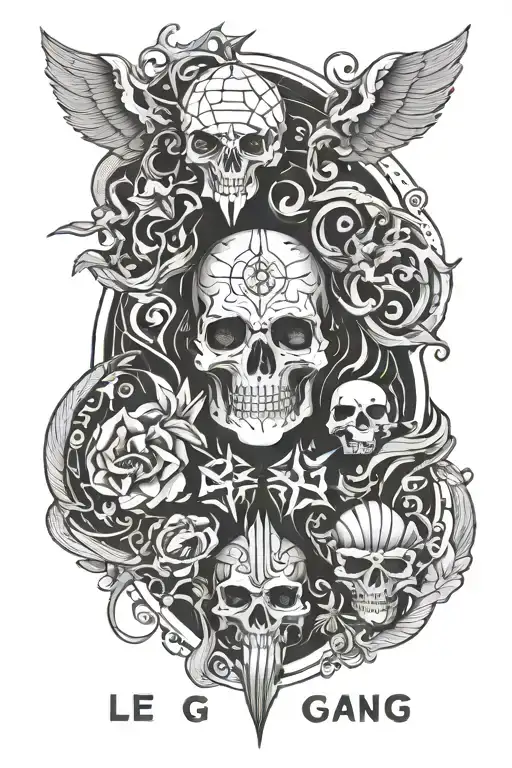 Friend Group Called Le Gang Logo