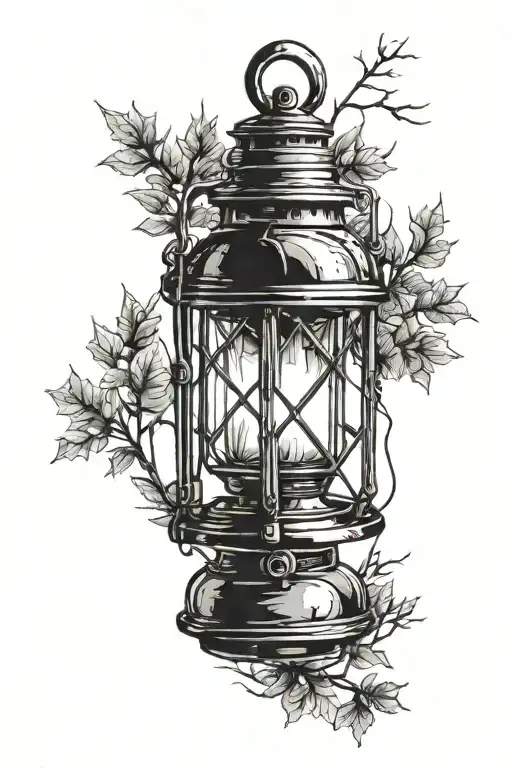 Camping Lantern Shining Light
