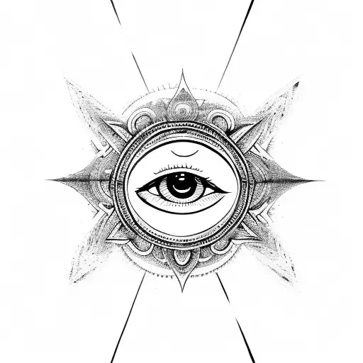 One Eye Hindu Astral Triangle