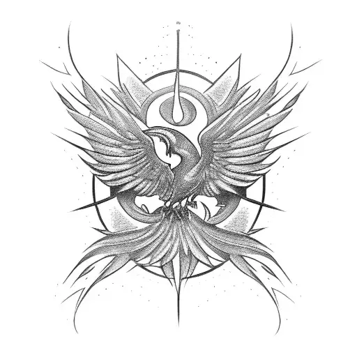 Fire Bird That's Wanna Break Free