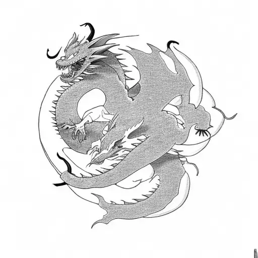 The Last Air Bender And Studio Ghibli Mixed Style Dragon