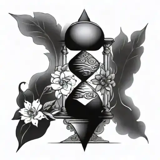 Hourglass And Passing Memories