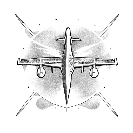 Airplane Taking Off From A Runway