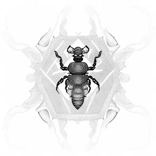 Scorpion With Mandala