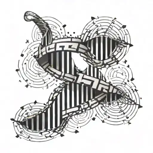 Dna Helix Made Of Money