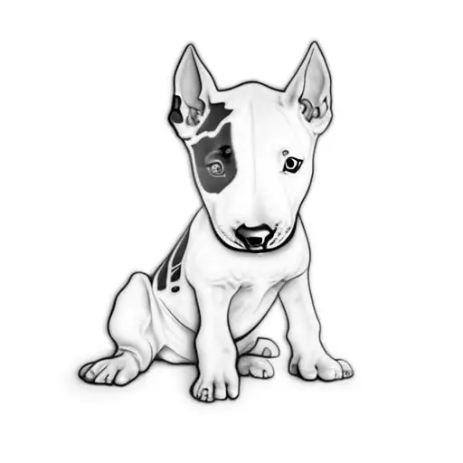 A Bull Terrier Dog