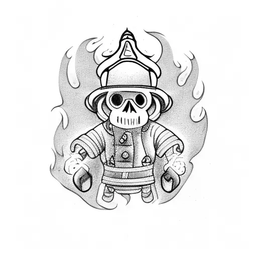 A Firefighter Ghost And A Witch Ghost