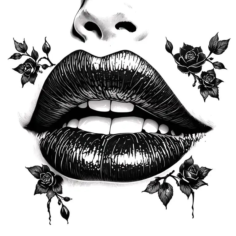 Lip With Little Kiss