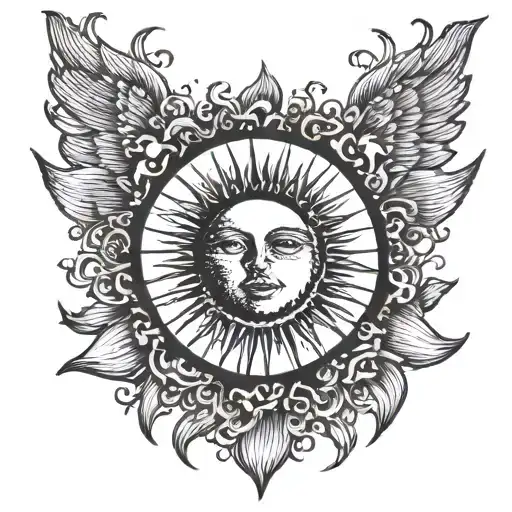 A Sun Shining Down With Words Saying Until The Sun Dies Out