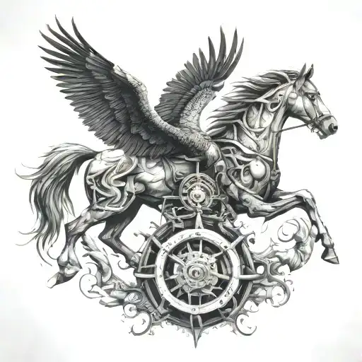 Incorporate A Detailed Engine With High Horsepower Into A Hunting Scene