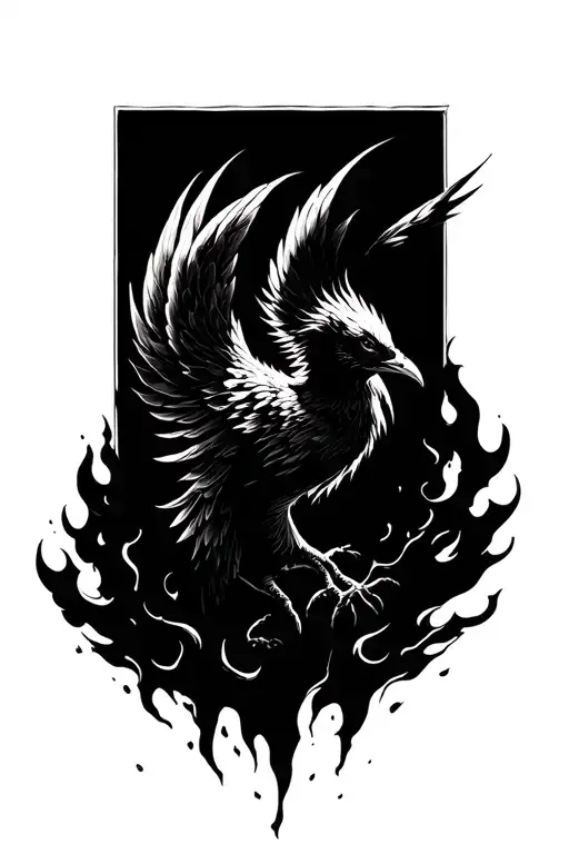 Phoenix Rising From Ashes