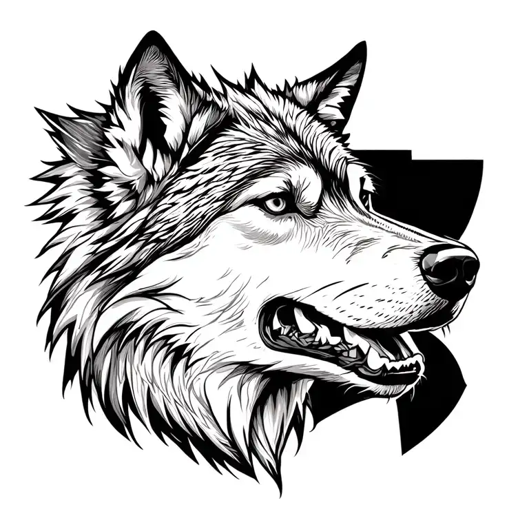 Wolf Looking Forward