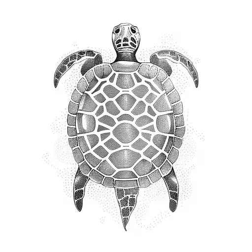 A Sea Turtle With A Stethoscope Swimming In A Sea Of Dna Strands