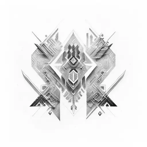 Combine Black Tribal Designs With Cybersygalism Elements