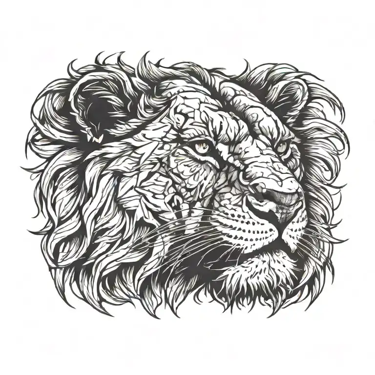 Roaring Lion Head