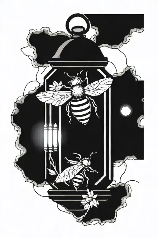Lantern With Bee Inside