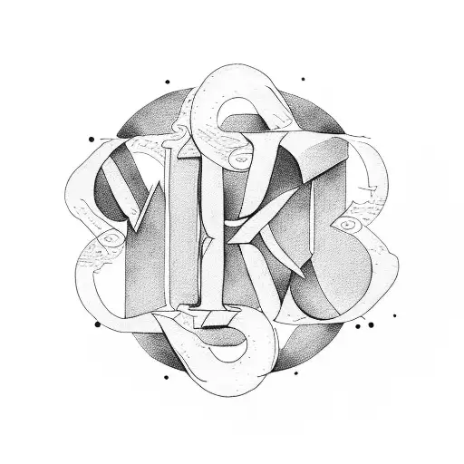 Circle Made Of Letters Using The Words William Amelia Sally