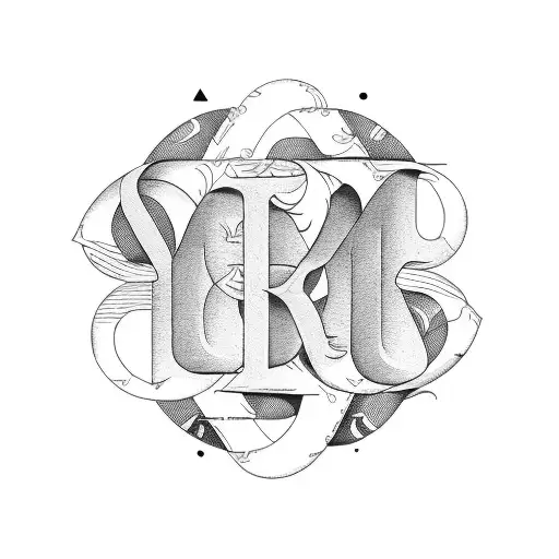 Circle Made Of Letters Using The Words William Amelia Sally