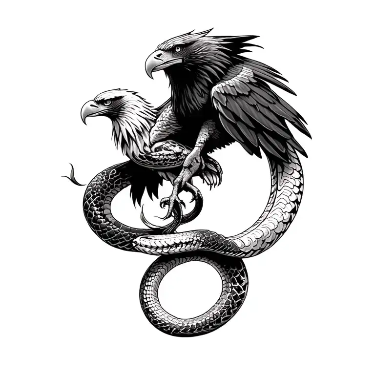 Eagle And Snake