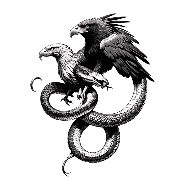 Eagle And Snake