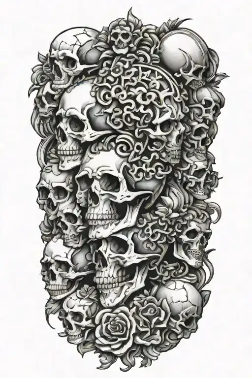 Marcus Aurelius And Skulls
