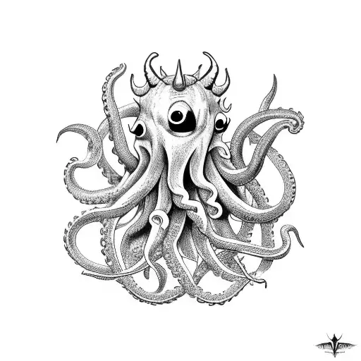 Satanic Angry Octopus