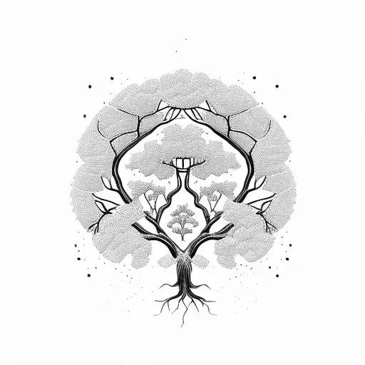A Tree Of Life With Branches Representing Each Of Your Children
