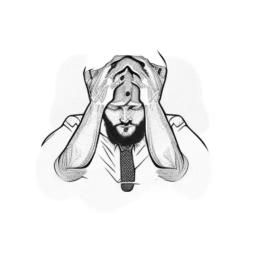 Overthinking Man With Hands On His Head